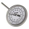 Baker Instruments T3006-250 Bimetal Thermometer, 0 to 250 deg F (-20 to 120 deg C) T3006-250
